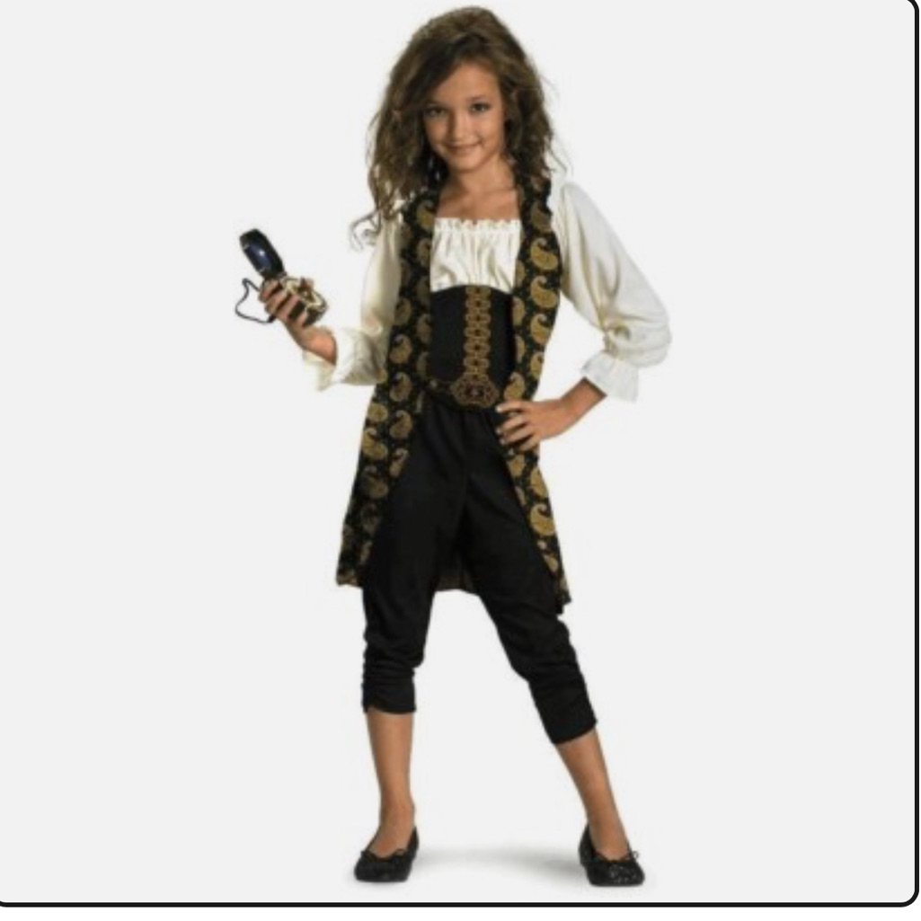 Disguise Pirates Of The Caribbean On Stranger Tides Angelica Costume L 1012